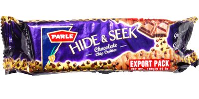 Parle Hide &amp; Seek Chocolate Chip Cookies - 2.90oz 82.5g, Brown