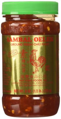 Sambal Oelek Chili Paste 8 Oz Pack of 2