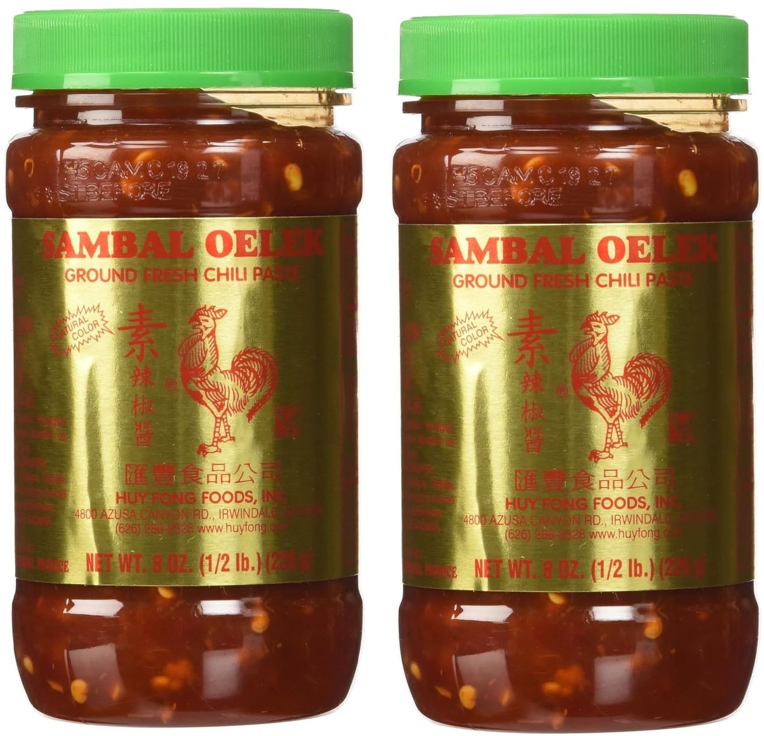 Sambal Oelek Chili Paste 8 Oz Pack of 2