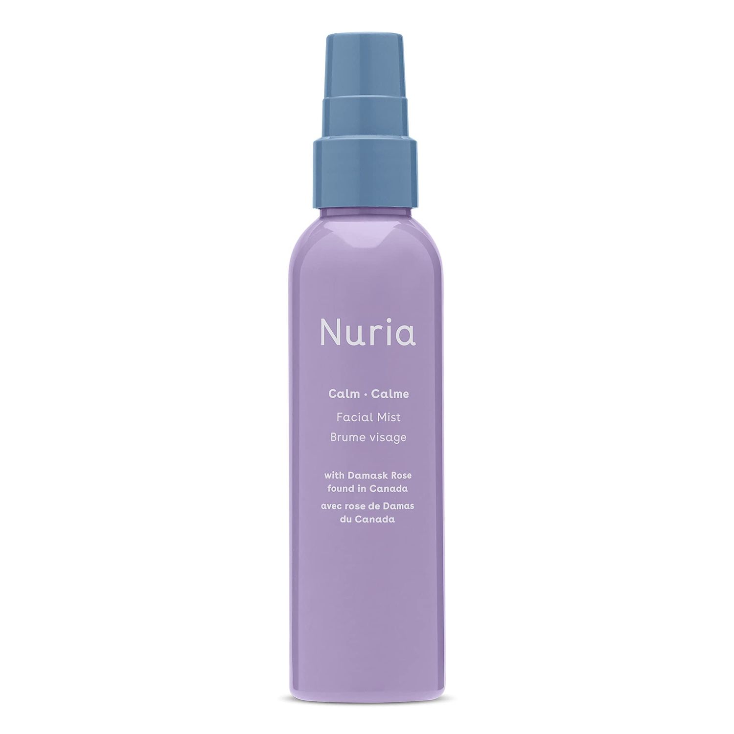 Nuria - Calm Facial Mist, Fragrance-Free Damask Rose Water Spray for Face, Face Mist Spray with Marigold Extract, Oat, and Glycerin, 120mL4.1 fl oz