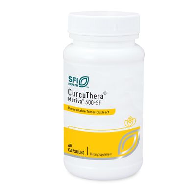 Klaire Labs CurcuThera - 500 mg Meriva Curcumin Complex with Patented Phytosome Delivery Technology - Hypoallergenic &amp; Vegan 60 Capsules