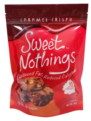 Sweet Nothings Cookies, Caramel Crispy, 84 Gram Pack of 6