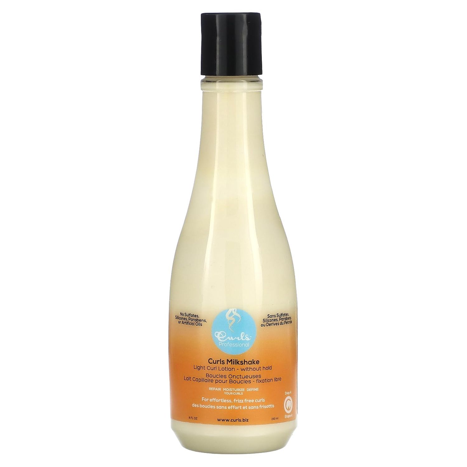 Curls Milkshake Light Curl Styling Lotion, 8 oz