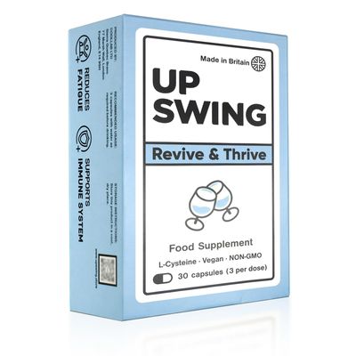 Upswing Pre &amp; Post Drinking Supplement, Liver Support for Better Mornings, Party Recovery &amp; Prevention Pills with L-Cysteine HCL, Vitamin Bs, Amino Acid- 30 Starter Pack