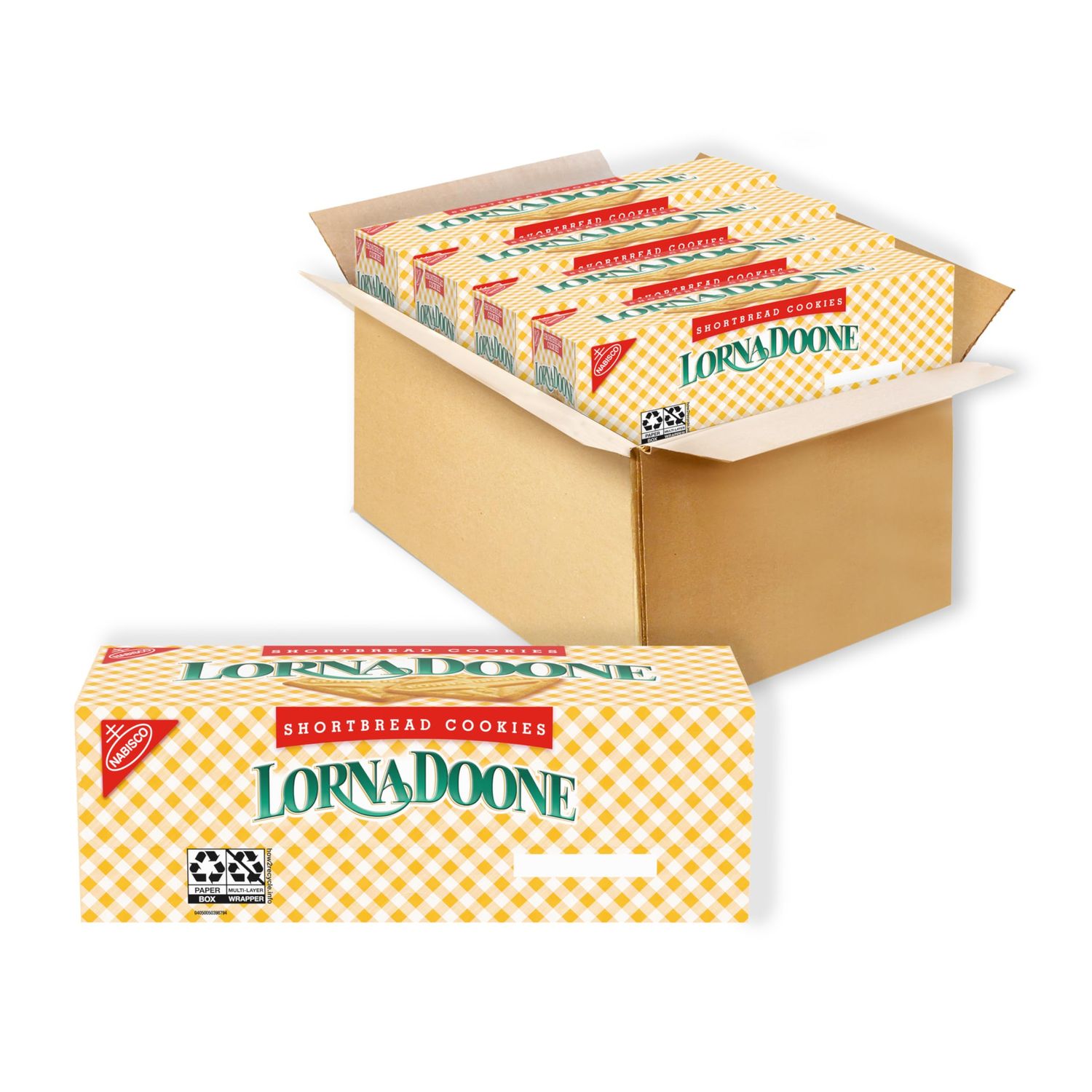 Lorna Doone Shortbread Cookies, 1 Oz Single Serve Cookies Pack of 120