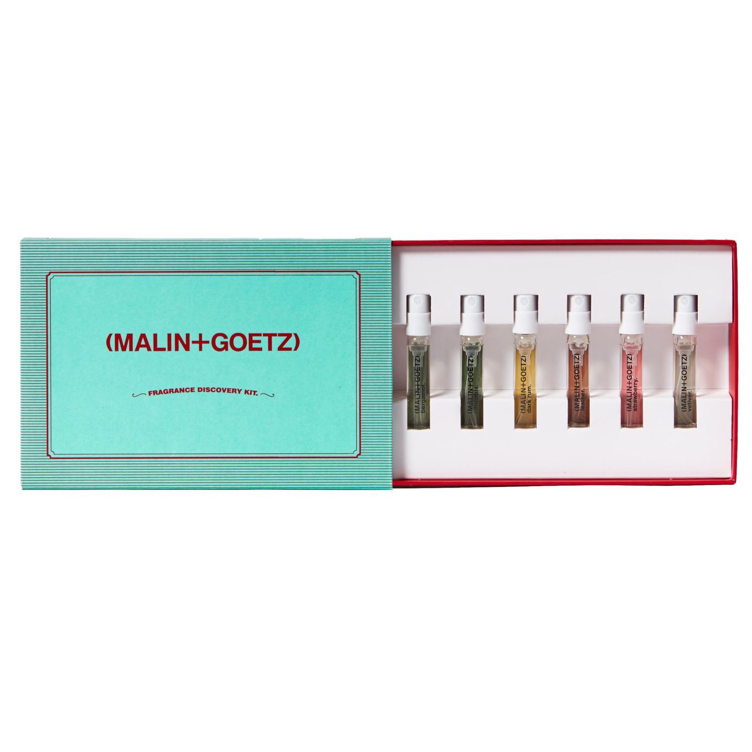 Malin Goetz Fragrance Discovery Kit Holiday Edition - Multi-Fragrance Perfume Gift Set, Holiday Stocking Stuffer Fragrances for Men &amp; Women, Perfume Sample Set for Christmas, Birthday, Gift Baskets