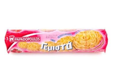 Papadopoulos Strawberry Cream Gemista Cookies