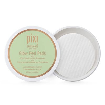 Pixi Beauty Glow Peel Pads Exfoliating Treatment Contains 20 Glycolic Acid Reveal Glowing Complexion 60 Pads