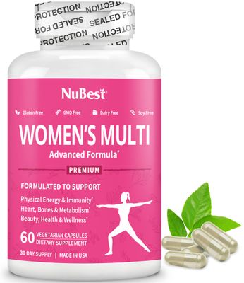 39-in-1 Capsules Horny Goat Weed, Maca, Wild Yam, Red Clover, Cranberry, Arginine, Vitamins, Minerals, Herbals Supplement for Women by Women&#39;s Multi 18 - Support Women&#39;s Health - 60 Vegan Capsule