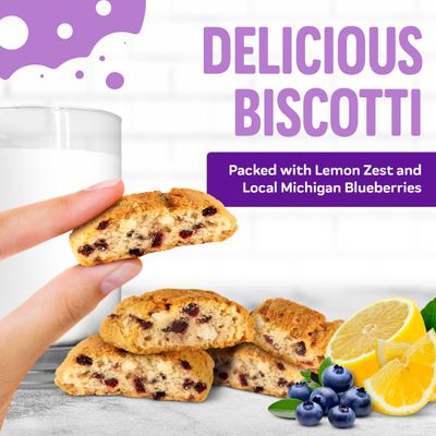 Cooper Street Twice Baked Biscotti Cookies Variety Pack - 1.25 Pounds Per Bag 4 Pack - Gourmet Cookies Ideal With Coffee Or Tea Peanut and Dairy Free Low Sodium Breakfast or On-The-Go Snack