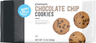 Amazon Brand - Happy Belly Premium Chocolate Chip Cookies, 13 ounce Pack of 1 Packaging May Vary