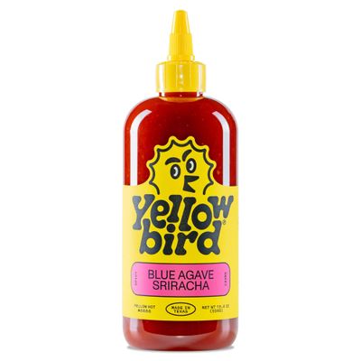 Yellowbird Classic Blue Agave Sriracha 19.6 oz. Tabletop Size Mellow Hot 1 Bottle Made in Texas