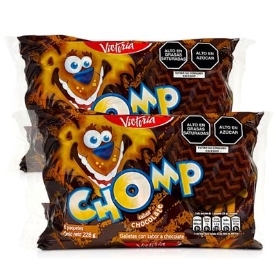 Victoria Galleta Chomp Sabor Chocolate Chomp Peruvian Chocolate Cookie 2 Packs