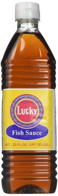 Lucky Brand Premium Thai Fish Sauce 23 FL.OZ Crafted for Dressings and Marinades for a Sweet, Tangy and Spicy Flavor, Pack of 1