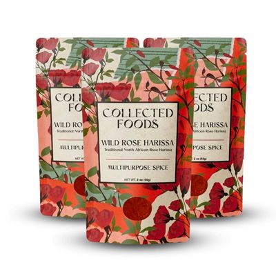 Premium Rose Harissa Spice - Small-Batch Blend by NYC Chefs with a blend of Peppers &amp; Rose Petals. Featured in Cook with Bon Appetit. Perfect for Roasted Veggies, Grilled Meats and Fish, Stews &amp; Ma...