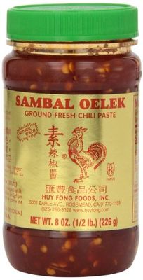 Huy Fong Sambal Oekel, 8-Ounce Jars Pack of 24