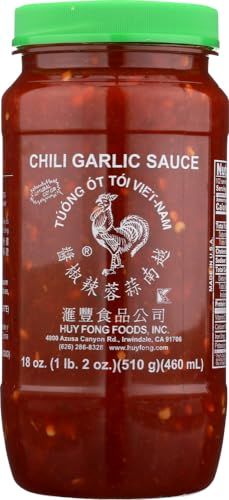 Huy Fong Sauce Chili Garlic,18 oz, 4 PackF