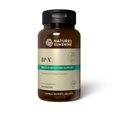 Nature&#39;s Sunshine BP-X, 100 Capsules Supports Intestinal, Digestive and Hepatic Health and Assists with Liver, Gallbladder and Bowel Functions