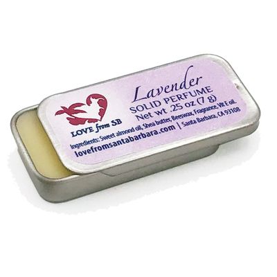 Compact Personal Lavender Solid Perfume Luxurious Artisan Spa Gift for Her Convenient, fits in your purse or travel bag Lavender Perfume