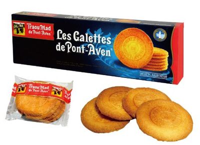 Traou Mad Galettes de Pont Aven - French Galettes Butter Cookies - 3.5 oz