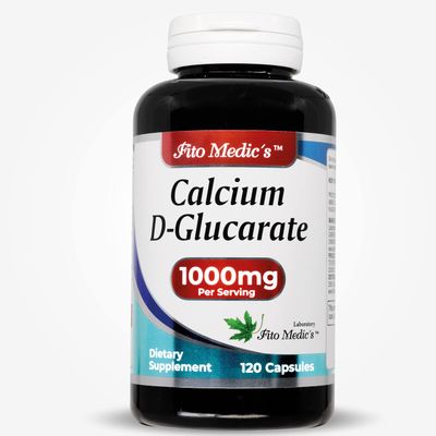 Lab - Calcium d-glucarate, Calcium 1000mg -120 Caps, Calcium Supplement- Menopause Support- Hormone Harmony- Liver Detox- Detox Cleanse- Ultra high Absorption- Calcium, Calcio.