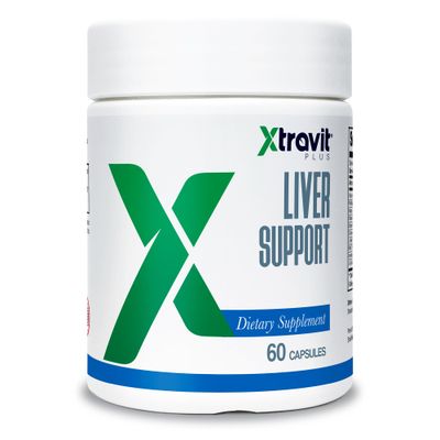 Xtravit Liver Support Supplement - Supplements for Men &amp; Women - Natural Detox Formula - May Support Liver, Colon, &amp; Full Body Wellness - Non-GMO - No Gluten or Fillers, 60 Capsules