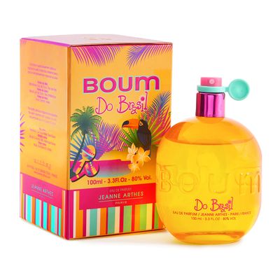 Jeanne Arthes - Boum Do Brazil Eau De Parfum - Spray Perfume for Women - Floral Scent - Notes of Coconut Water, Tangerine, and Tiare Flower - Made in France - 3.38 fl.oz