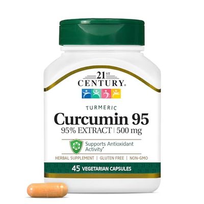 21st Century Curcumin 95 Herbal Supplements, 45 Count 22757