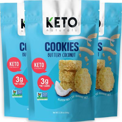 Keto Cookies Faster Fat Burn MCT - Buttery Coconut