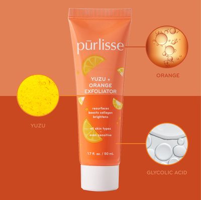 Purlisse Yuzu Orange Exfoliating Face Polish