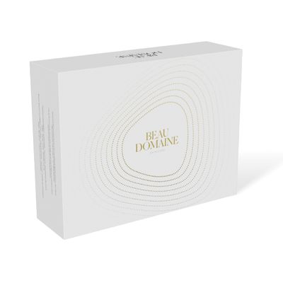 Beau Domaine Complete Skincare Routine Set - Cream Luxury Face Cleanser, Serum, Cream Anti-Aging Corrector for Wrinkles Firm and Smooth with Hyaluronic Acid &amp; ProGR3 3pc