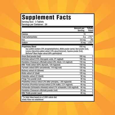 Nature's Secret Milk Thistle Liver Cleanse 60 Tablets Pack of 2