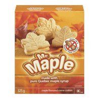 Pack of 2 -Mr. Maple Maple Flavoured Creme Cookies 325g - Imported from Canada