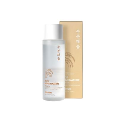 PRETTYSKIN Rice Extract Daily Facial Toner for Sensitive Skin with Niacinamide - Hydrating, Non-Sticky - Skin Tone &amp; Texture Care, Moisture Balance, Soothing 8.45fl.oz 250ml Rice Niacinamide