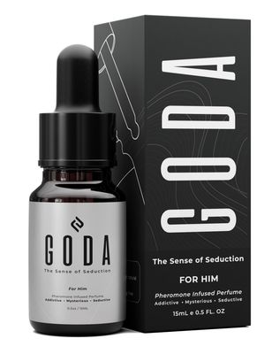 GODA Pheromone Cologne for Men Infused with Real Pheromones - Citrus and Lavender Scent - Sophisticated Fragrance for Confidence and Presence - Perfume for Men - 15ml0.50 fl oz
