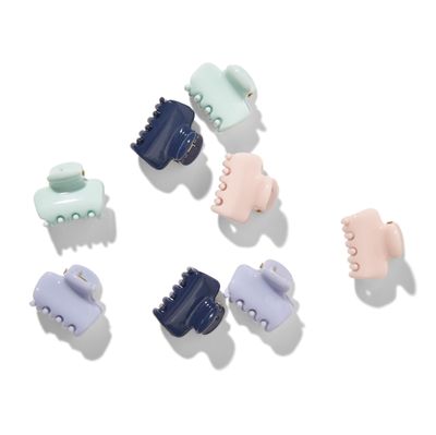 Kitsch Small Hair Clips for Women and Girls - Mini Claw Clips - Hair Accessories for Women - Daily Styling, Recycled, Garden Bouquet - 8pc Set