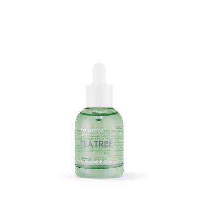 AROMATICA Tea Tree Green Oil 1.01oz 30ml, Vegan Suitable for Oily, Acne-Prone Skin