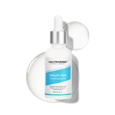 NEUTRIHERBS Salicylic Acid Exfoliating Serum, Unclogged And Minimized Pores, Face Serum For Acne Prone &amp; Oily Skin - 1 fl oz