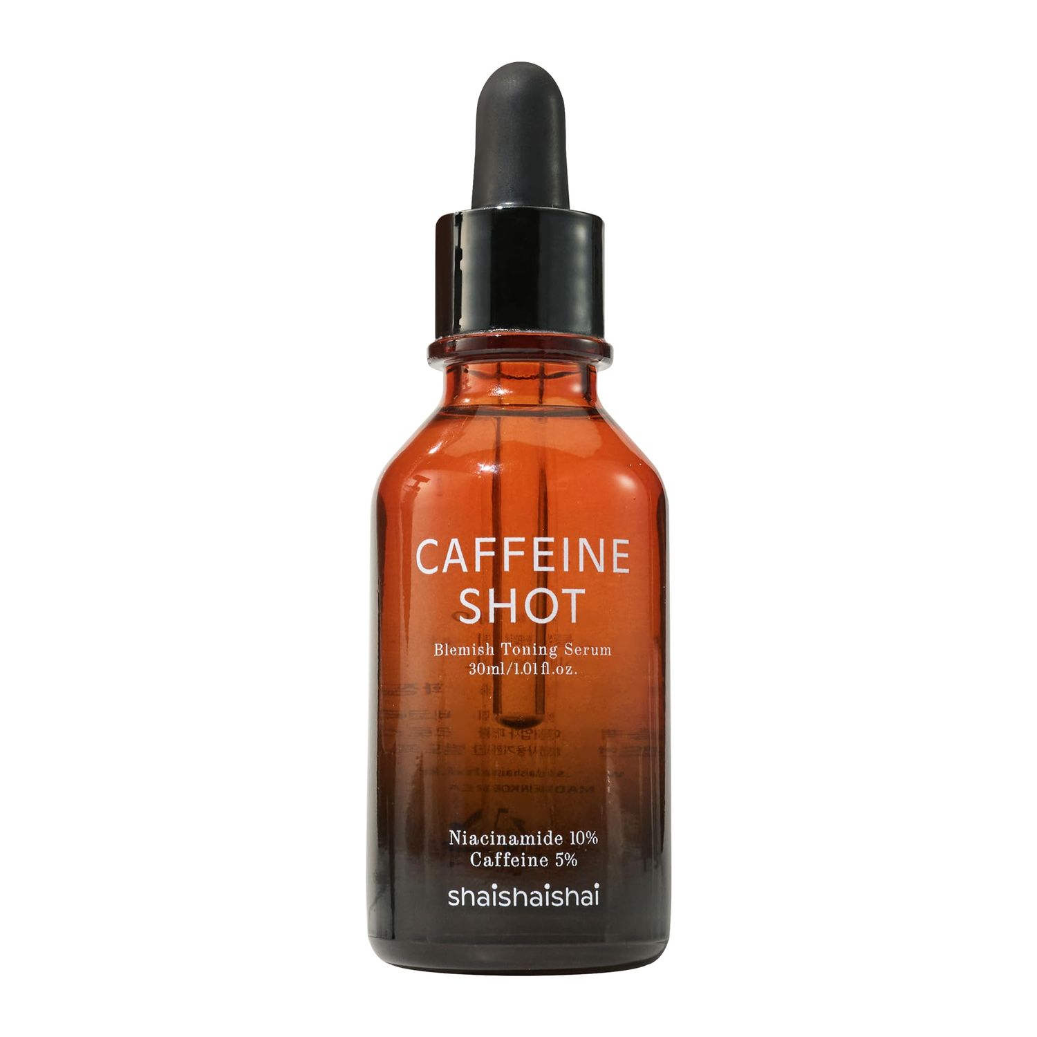 shaishaishai CAFFEINE SHOT Blemish Toning Serum, 10 Niacinamide &amp; 5 Caffeine for Hyperpigmentation, Even Skin Tone, Reduced Pore Size and Puffiness, Pigmentation Care, Korean Skin Care, 1.01 Fl Oz