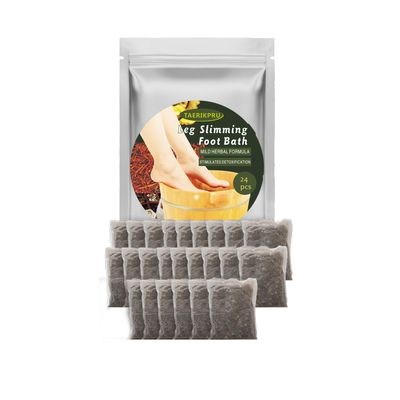 24Pcs Foot Soak Foot Bath Bag Spa Relaxation for Muscle Natural Mugwort Herb Bath Soak to Remove Leg Slimming Bath Bag Foot Care