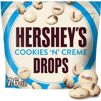 HERSHEY&#39;S Drops Cookies &#39;n&#39; Creme Candy Bag, 7.6 oz
