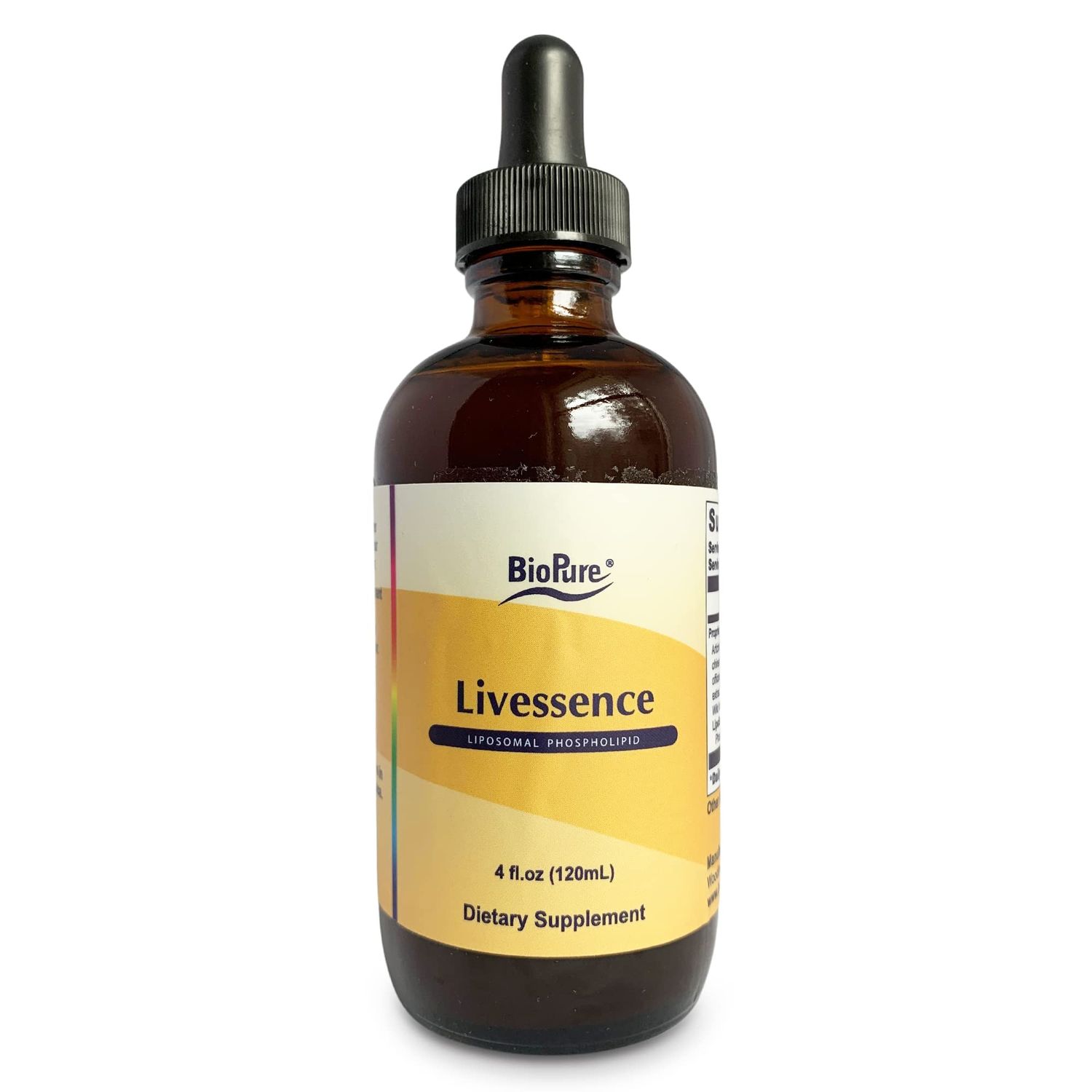 BioPure Livessence Herbal Tincture - Potent Blend of 6 Botanical Extracts &amp; Liposomes to Support Liver, Gallbladder, Hormone &amp; Microbiome Balance, Detox, Gut Health, and Overall Wellness - 4 fl oz