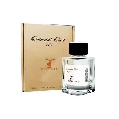 ORIENTAL OUD 10 Eternal Collection Dubai 100 ML 3.4 oz EDP for Men and Women - Oud Leather Perfume with Saffron, Amber, and Musk - Long-Lasting Unisex Fragrance