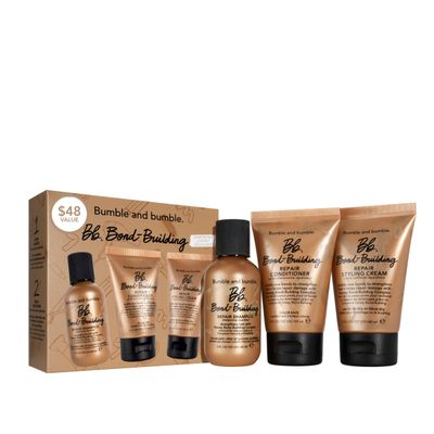 Bumble and bumble. Bond-Building Hair Repair Starter Set For Damaged Hair Color Safe Curly, Wavy, Straight, 2 Fl Oz