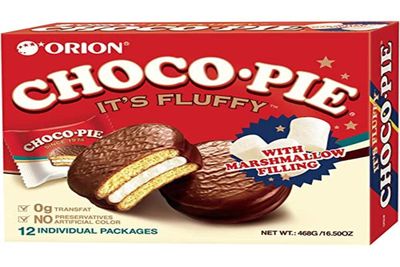 Orion Snack Pies Choco Pie, 1.23 Ounce Pack of 12