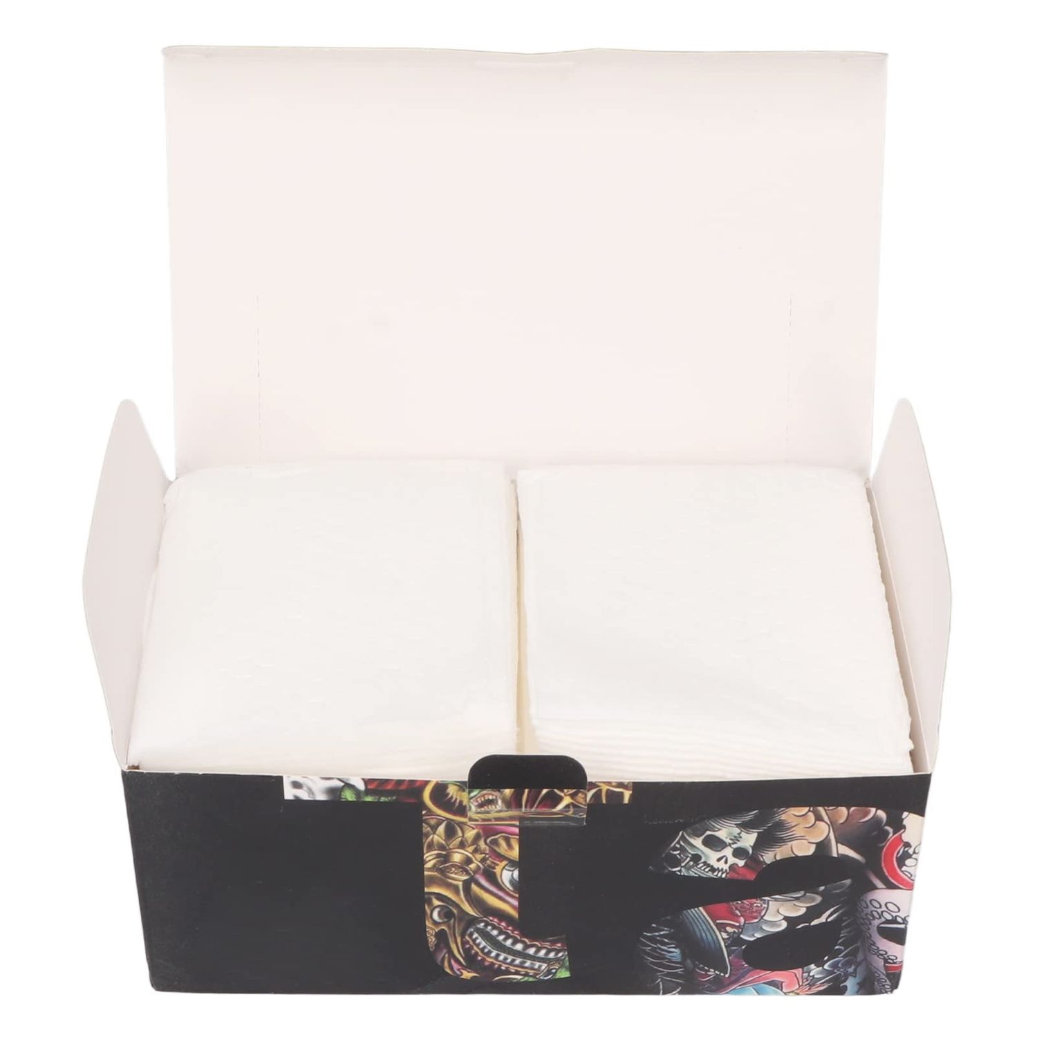 100pcs Disposable Tattoo Wipes Paper, Strong Water Absorption Cotton Tattoo Clean Skin Towels Tissue Tattoo Towels for Beauty Salon Home Use