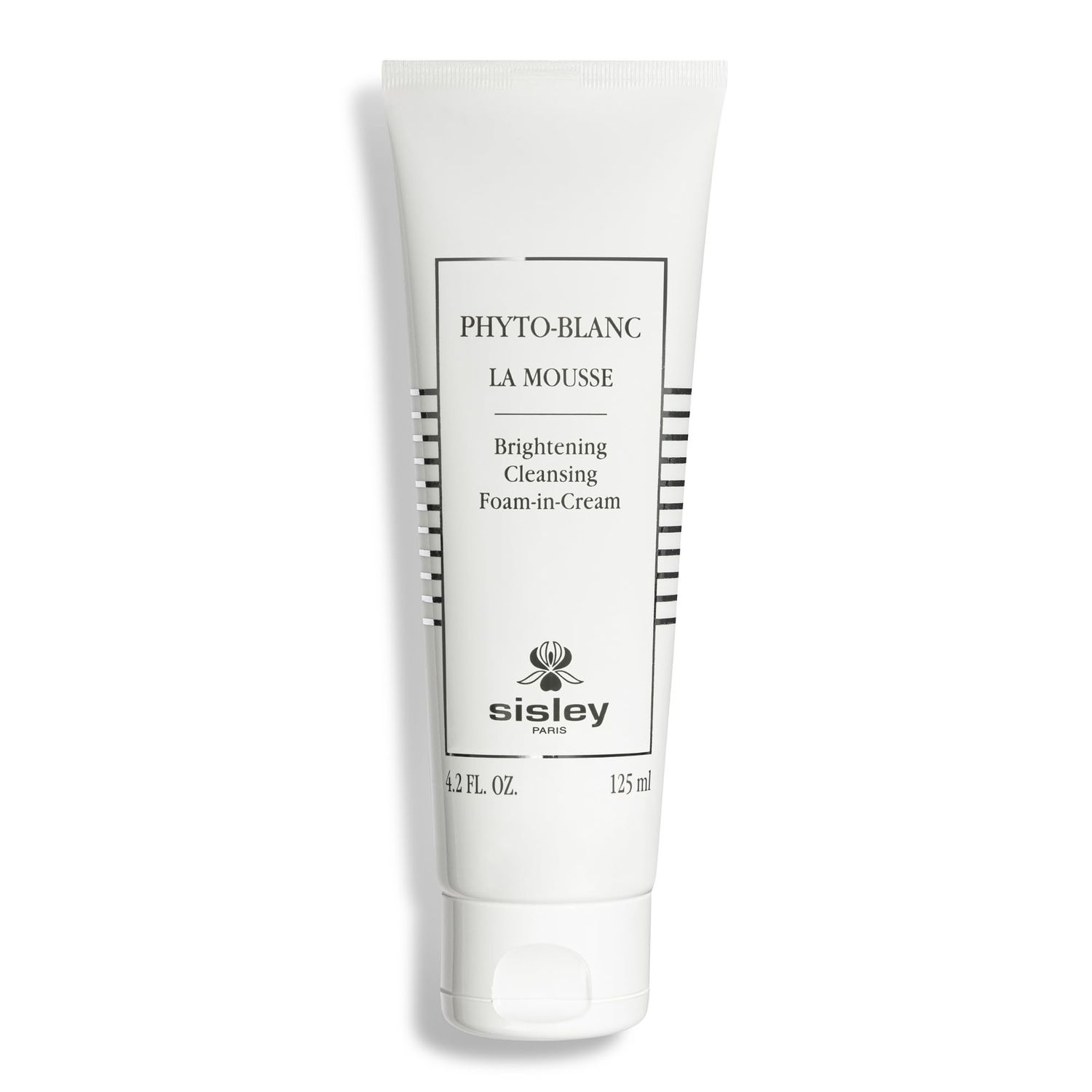 Sisley Paris Phyto-Blanc La Mousse Brightening Cleansing Foam-in-Cream - 125 mL - Face Wash to Remove Impurities &amp; Boost Radiance - All Skin Types