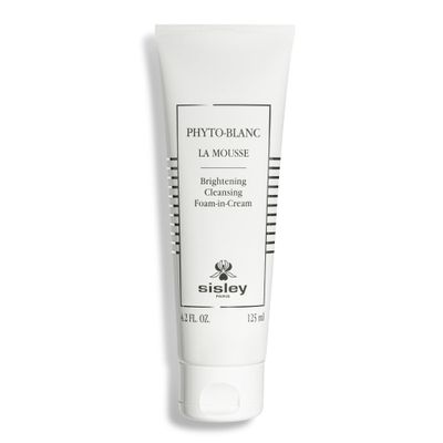 Sisley Paris Phyto-Blanc La Mousse Brightening Cleansing Foam-in-Cream - 125 mL - Face Wash to Remove Impurities &amp; Boost Radiance - All Skin Types