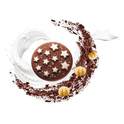Mulino Bianco Chocolate Star Cookies Pack of 1 7.05 Ounce Bag