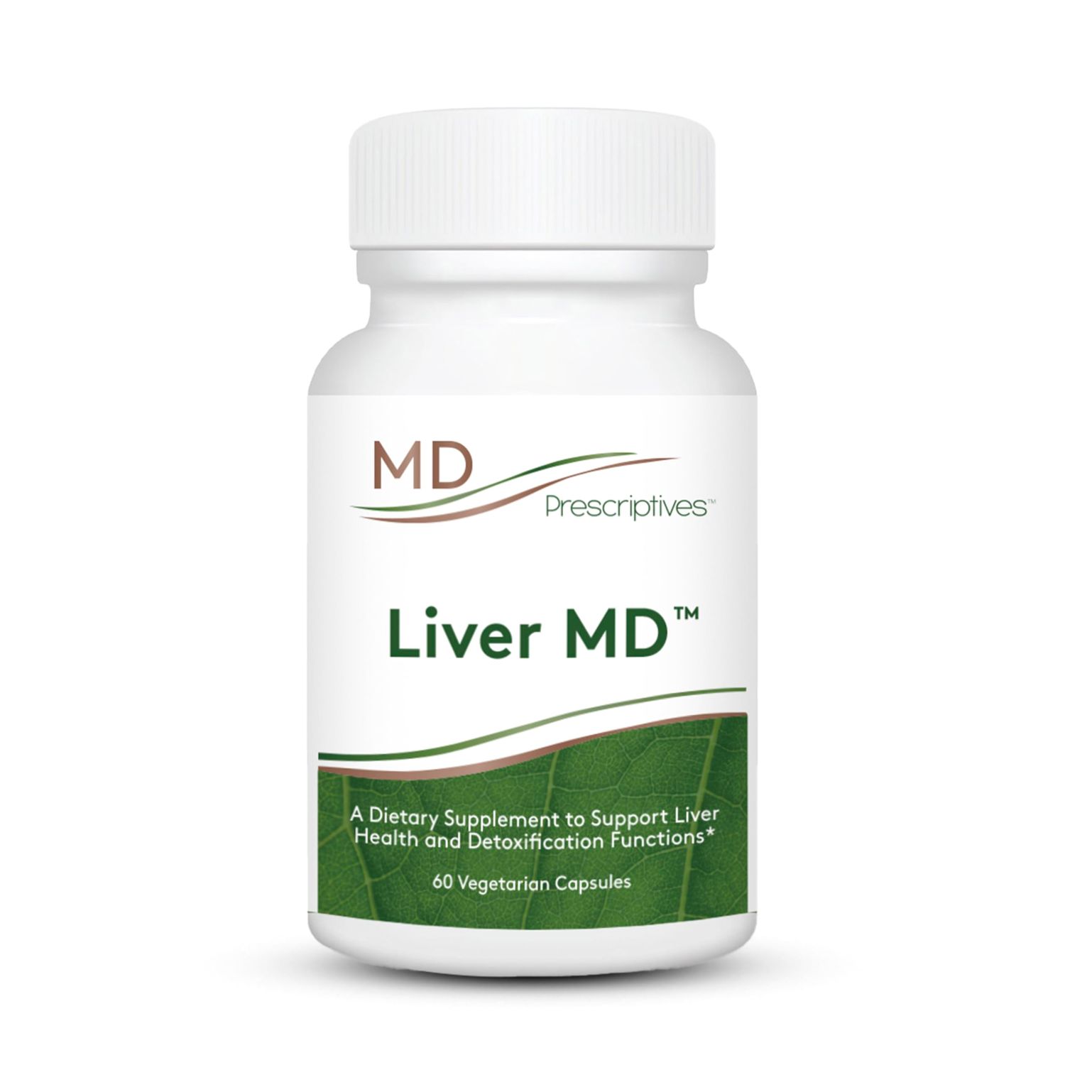 MD Prescriptives Liver MD Capsules - Milk Thistle &amp; NAC Supplement with Phytonutrients - Comprehensive Formula for Broad-Spectrum Support - Suitable for Vegetarians - 60 Caps